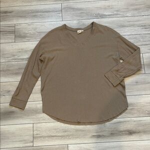 White Crow from Buckle brown thermal shirt size XL
